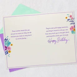 Loved the Whole Year Through Birthday Card for Grandmother
