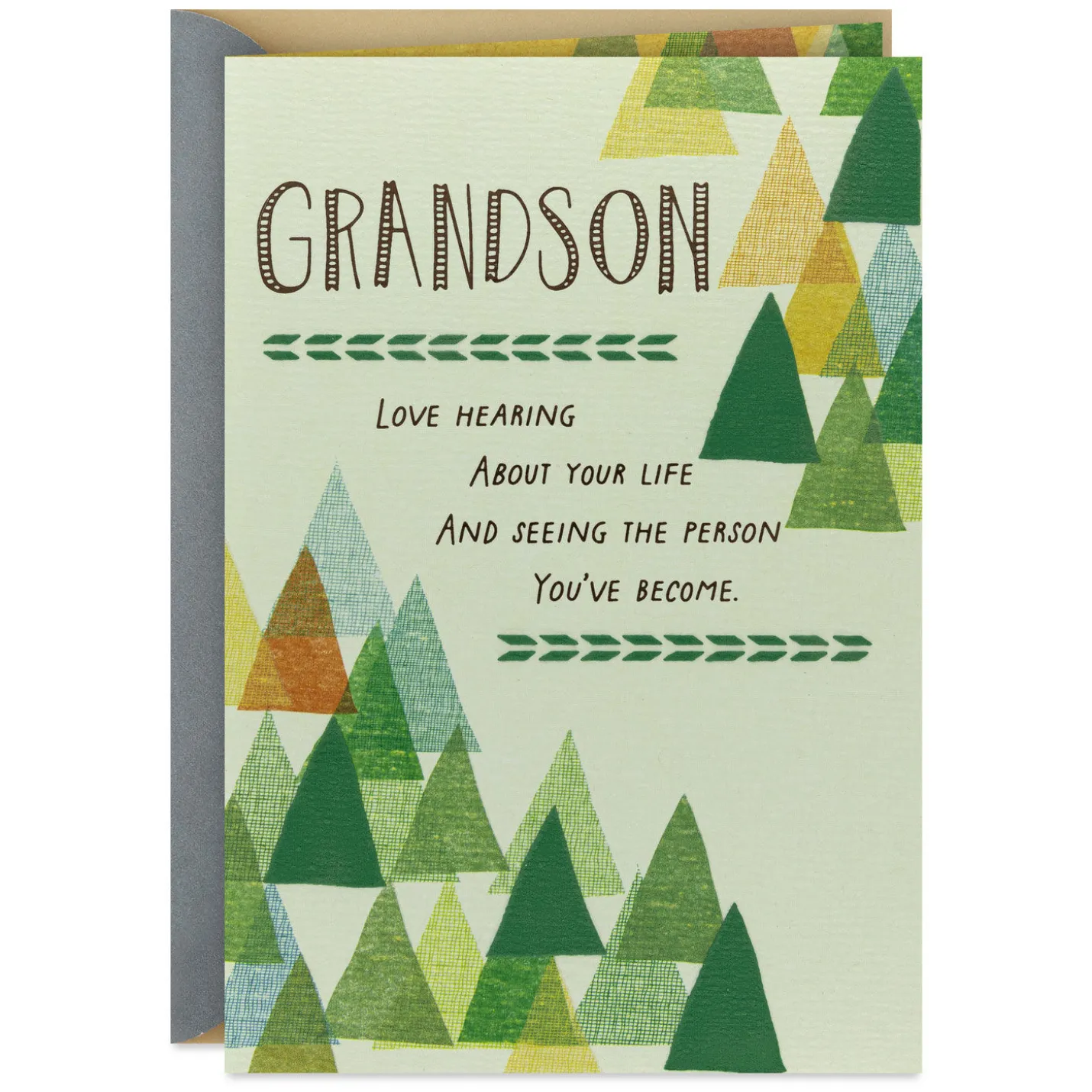 Love Hearing About Your Life Birthday Card for Grandson