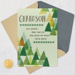 Love Hearing About Your Life Birthday Card for Grandson
