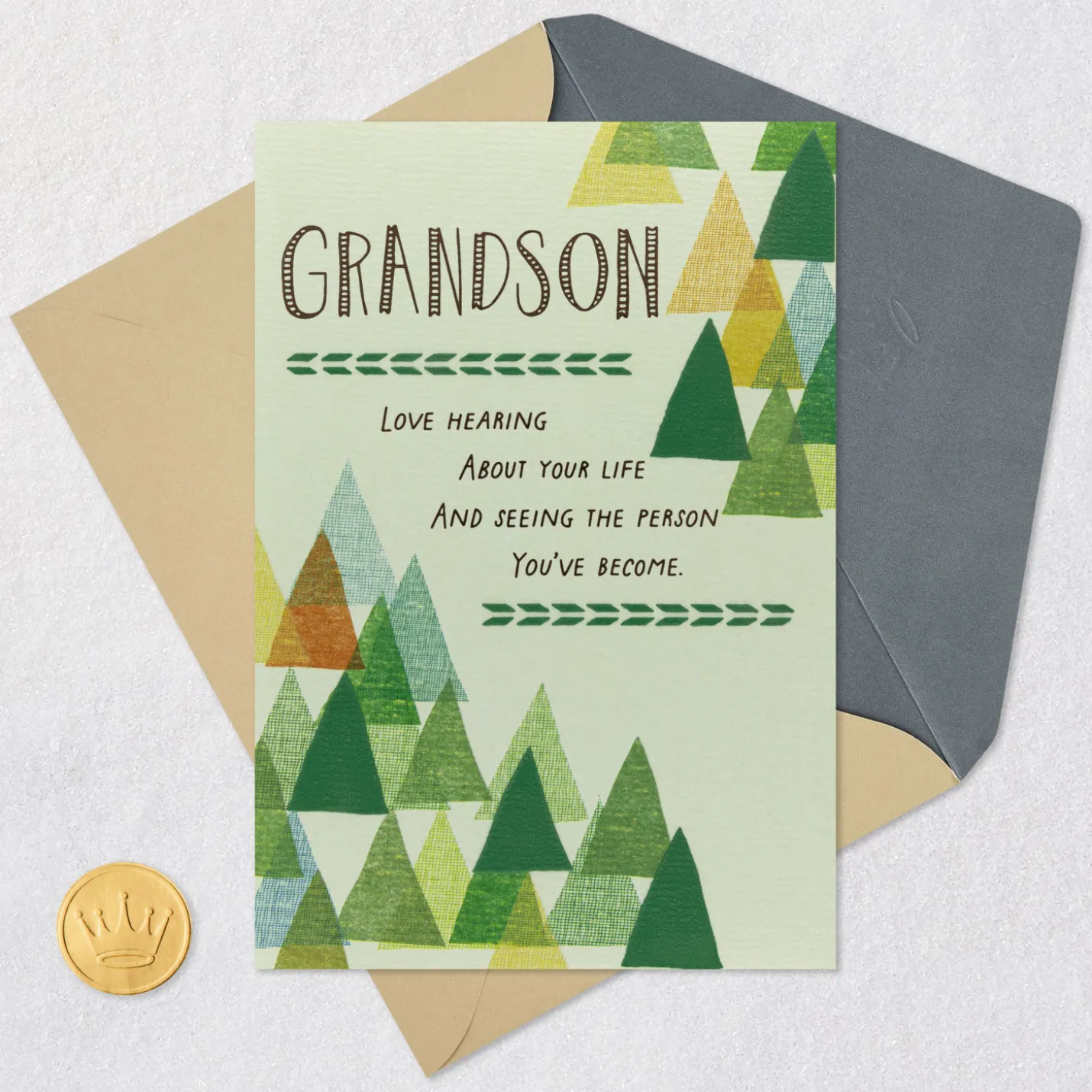 Love Hearing About Your Life Birthday Card for Grandson
