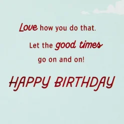 Love How You Live Your Adventure 90th Birthday Card