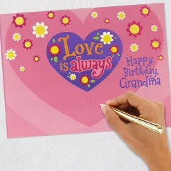 Love Is Always Birthday Card for Grandma