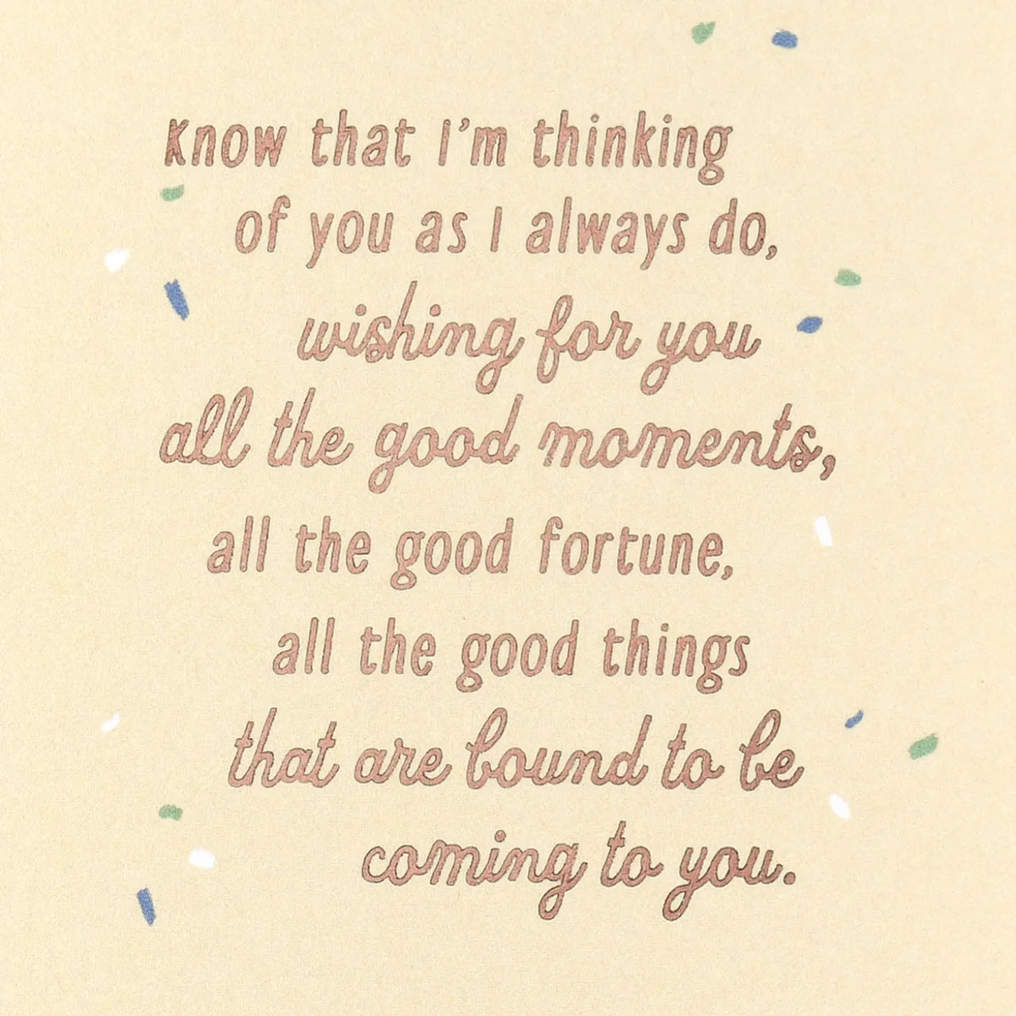 Love Makes the Miles Seem Close Birthday Card for Son