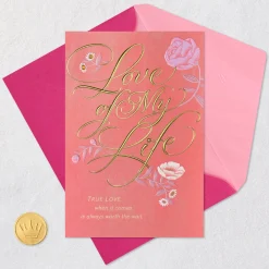 Love of My Life Romantic Birthday Card