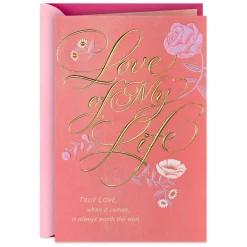 Love of My Life Romantic Birthday Card