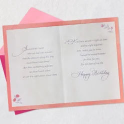 Love of My Life Romantic Birthday Card