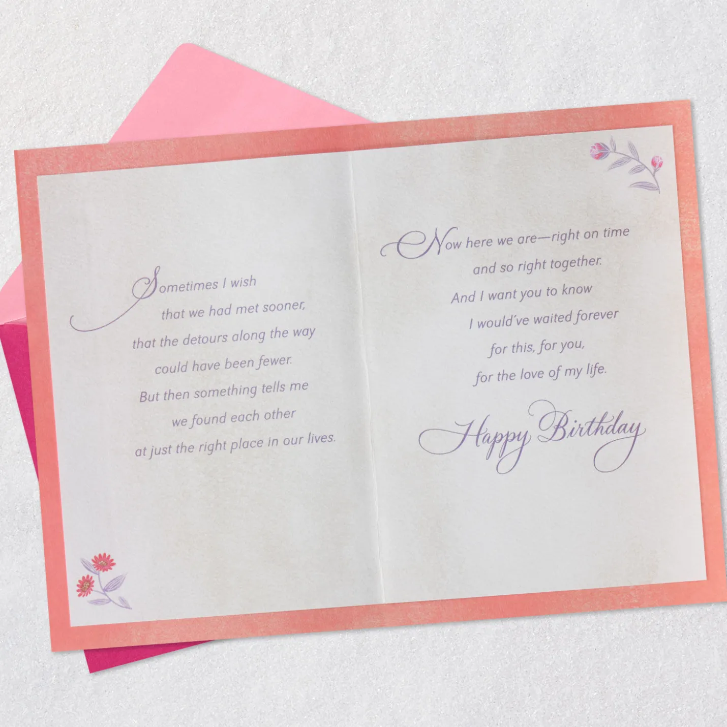 Love of My Life Romantic Birthday Card