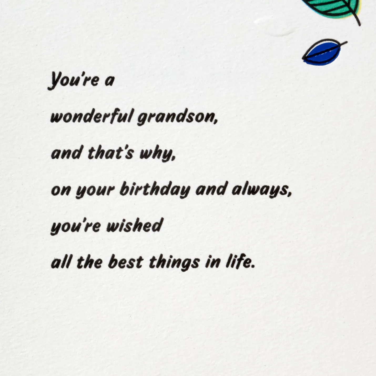 Love Watching You Grow Birthday Card for Grandson