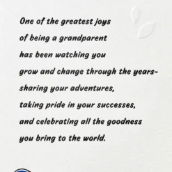 Love Watching You Grow Birthday Card for Grandson