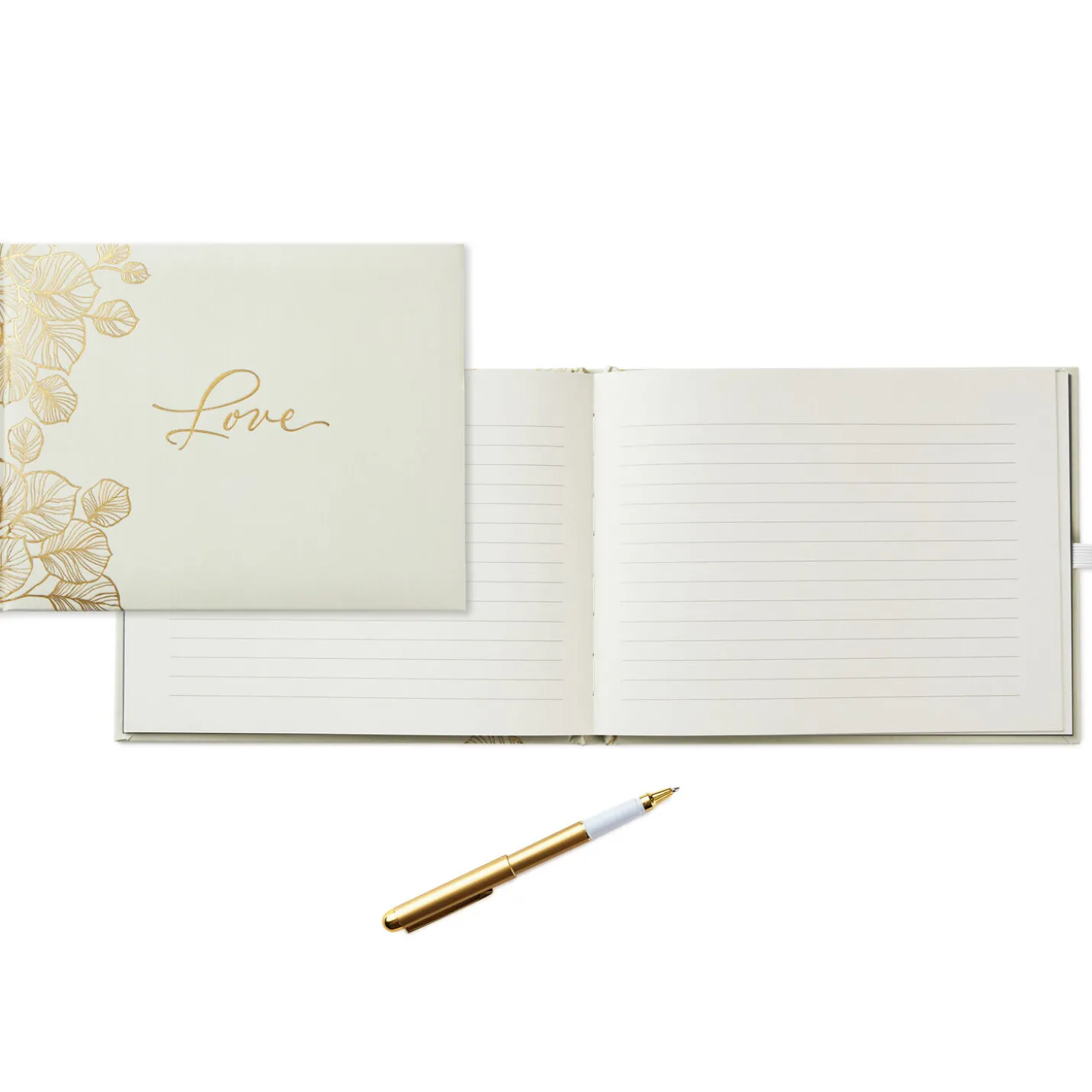 Love Wedding Guest Book With Pen
