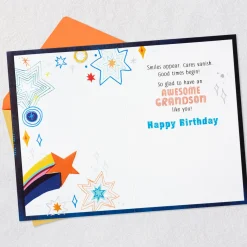 Love When You're Around Birthday Card for Grandson