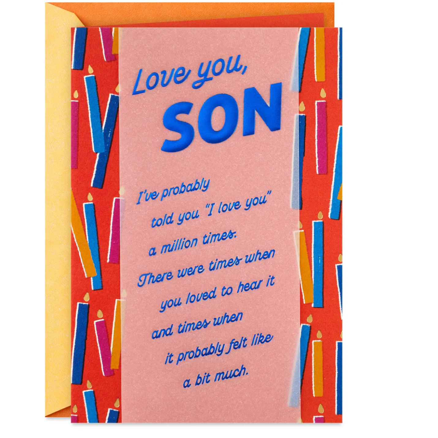 Love You a Million Times Birthday Card for Son