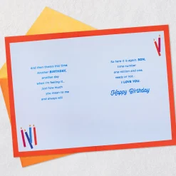 Love You a Million Times Birthday Card for Son