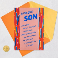Love You a Million Times Birthday Card for Son