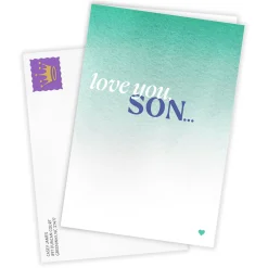 Love You Custom Card for Son