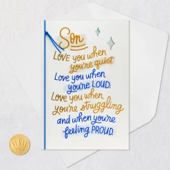 Love You in Every Moment Birthday Card for Son