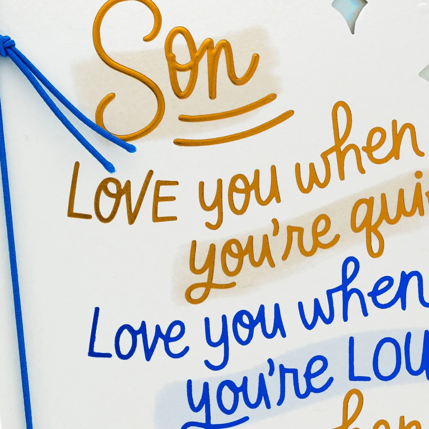 Love You in Every Moment Birthday Card for Son