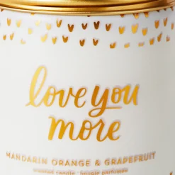 Love You More Scented Single-Wick Jar Candle, 7 oz.
