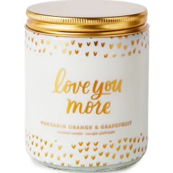 Love You More Scented Single-Wick Jar Candle, 7 oz.