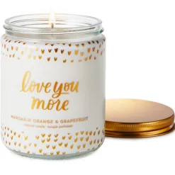 Love You More Scented Single-Wick Jar Candle, 7 oz.