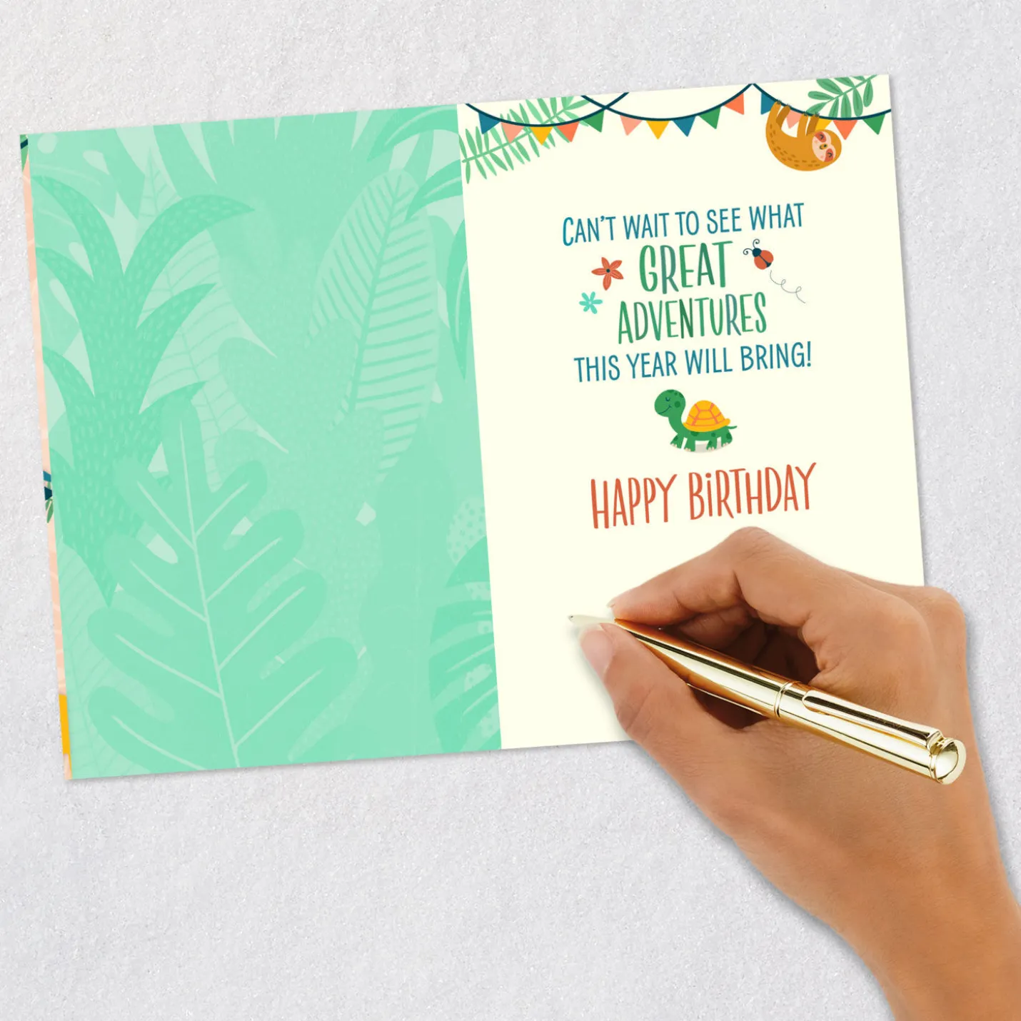 Love Your Wild Spirit Birthday Card for Granddaughter