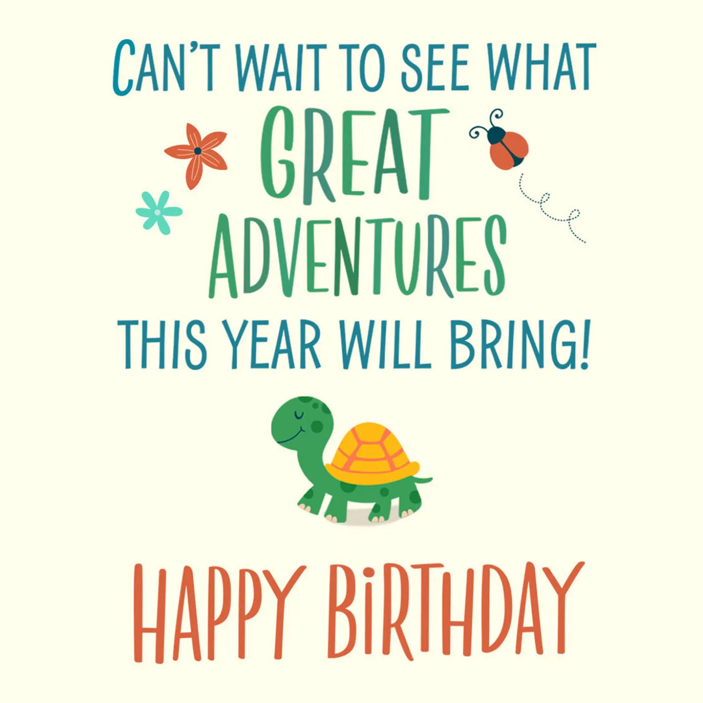 Love Your Wild Spirit Birthday Card for Granddaughter