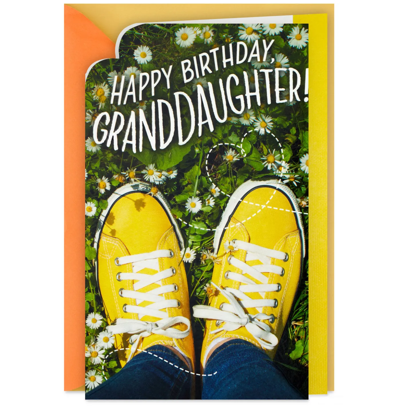 Lucky to Love You Birthday Card for Granddaughter
