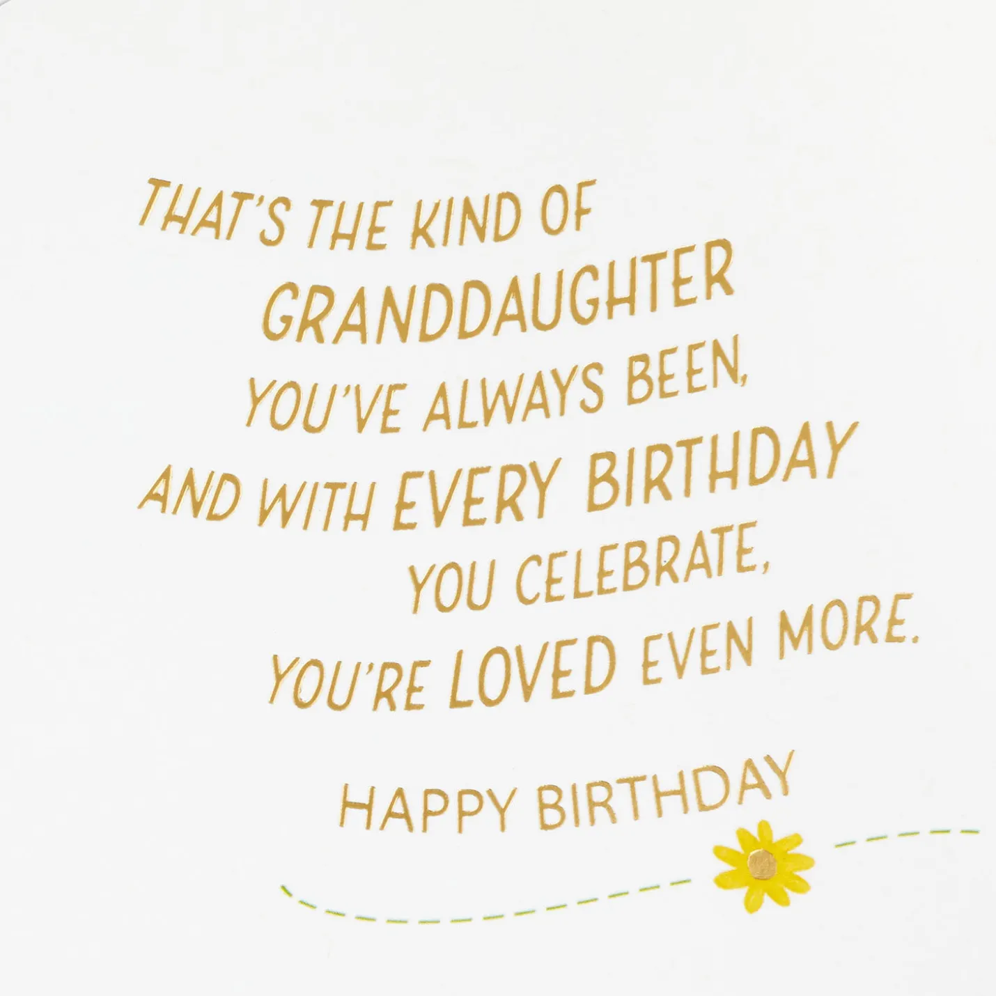 Lucky to Love You Birthday Card for Granddaughter