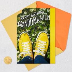 Lucky to Love You Birthday Card for Granddaughter