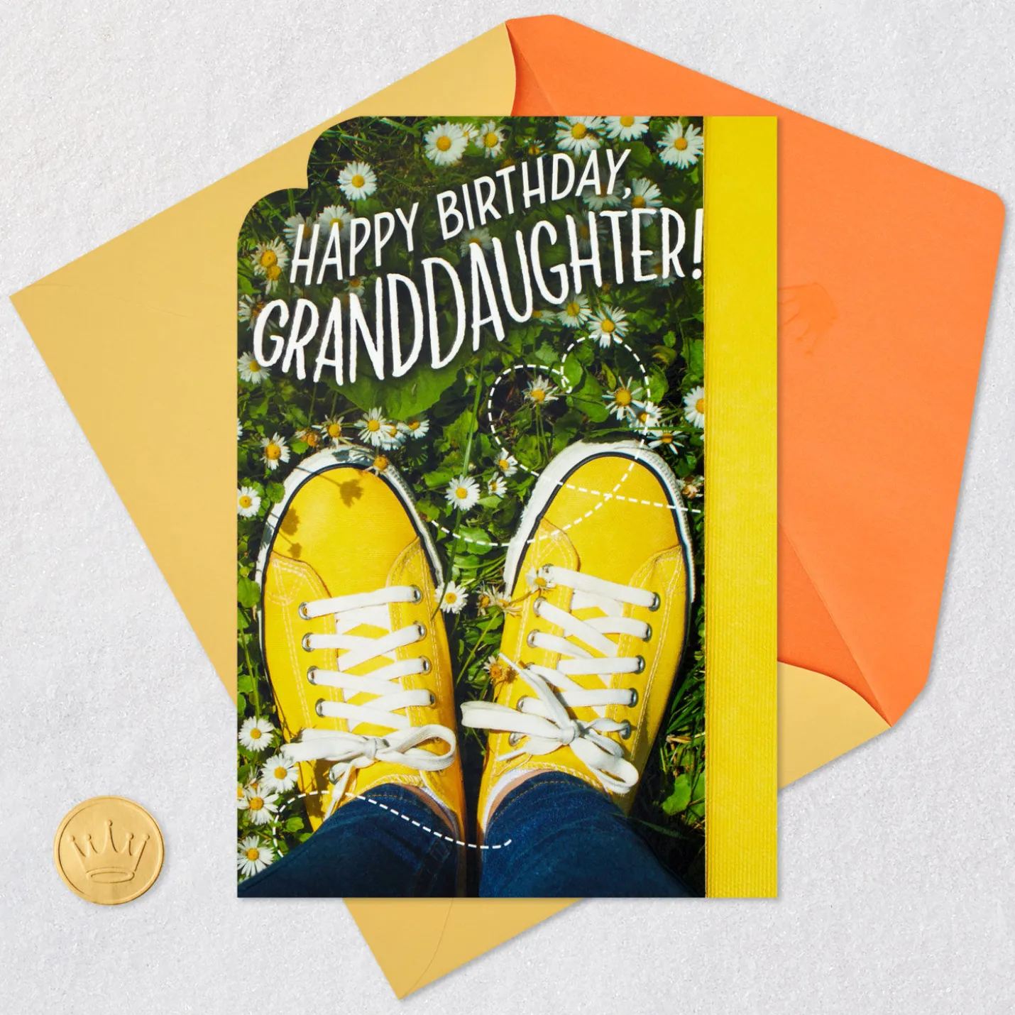 Lucky to Love You Birthday Card for Granddaughter