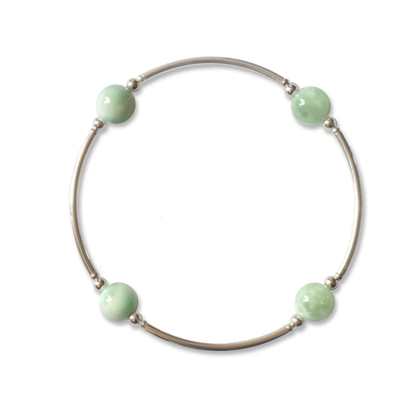 Made As Intended Green Angelite Blessing Bracelet