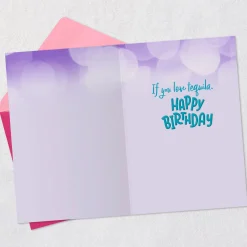 Made You a Drink You'll Love Funny Birthday Card for Sister