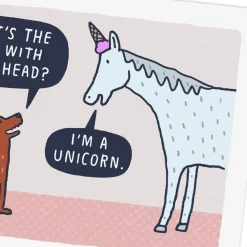 Magical and Delicious Unicorn Funny Birthday Card