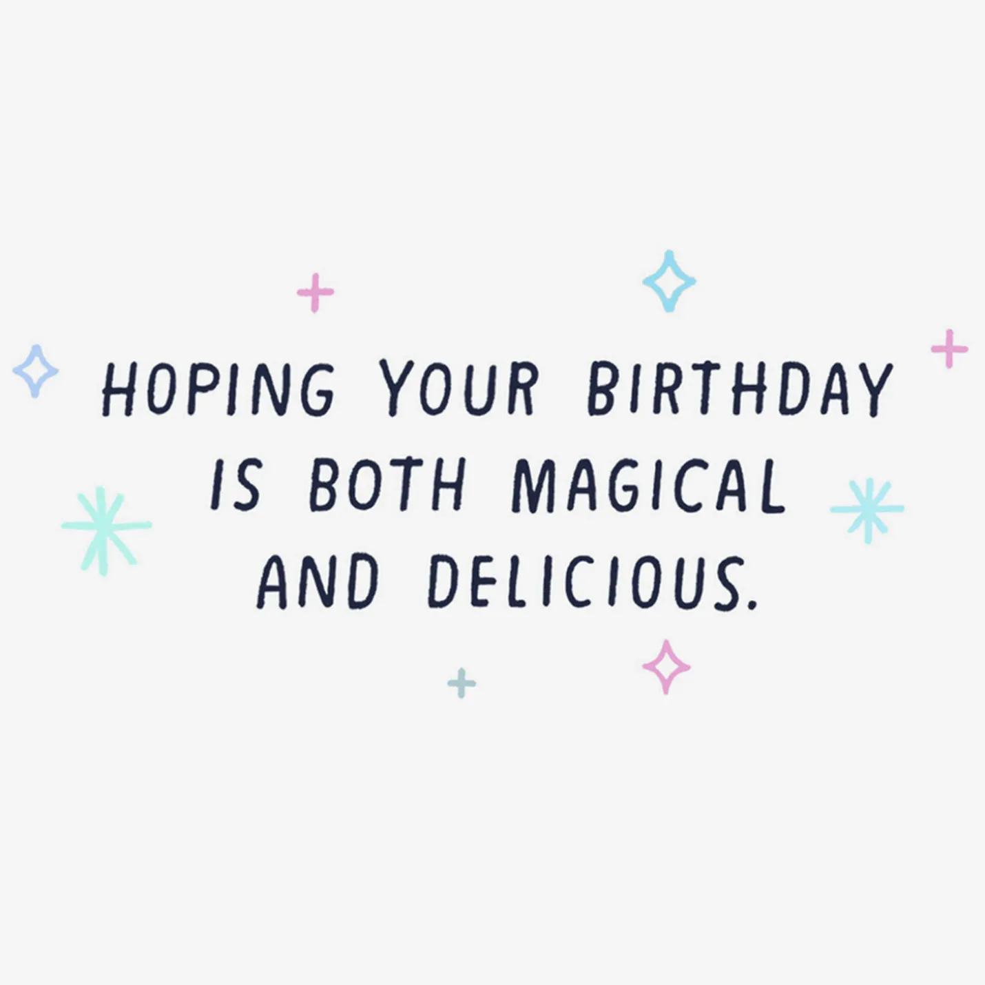 Magical and Delicious Unicorn Funny Birthday Card