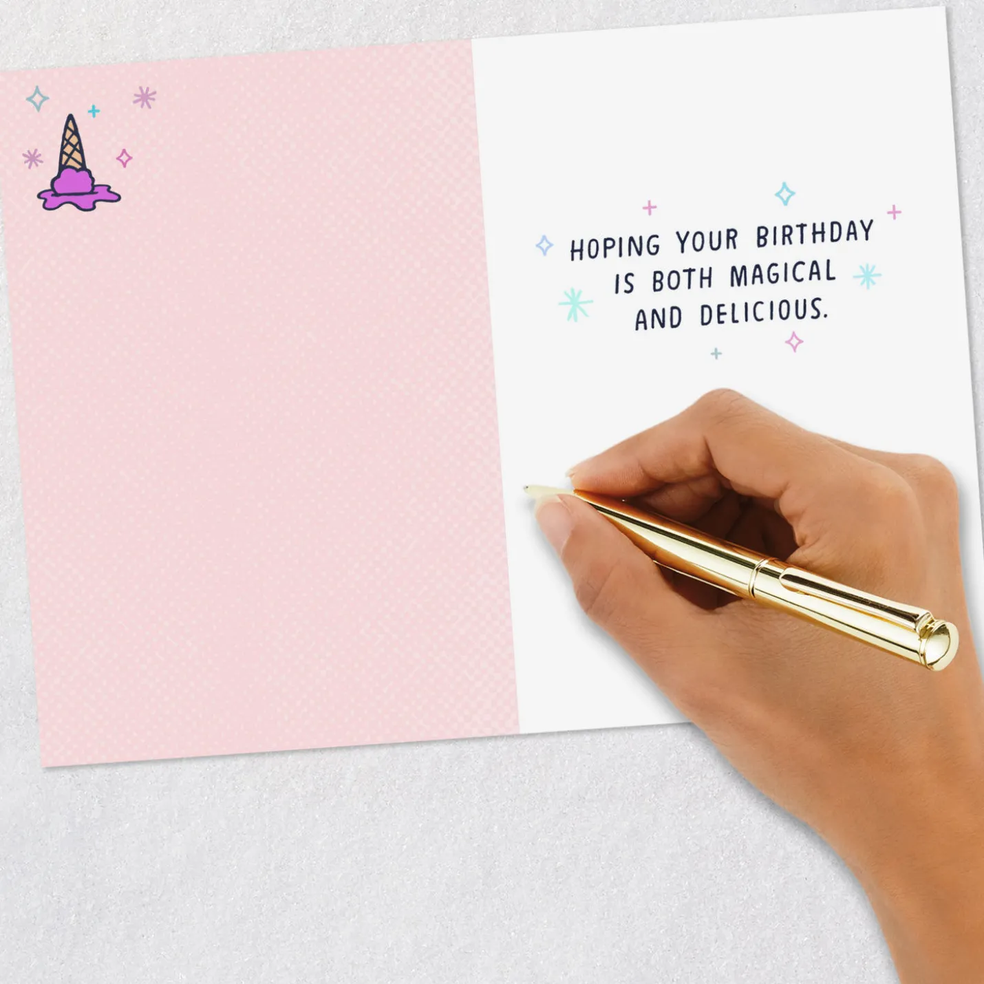 Magical and Delicious Unicorn Funny Birthday Card