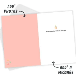Make December About You Custom Birthday Card