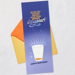 Make Some Drinks Disappear Funny 21st Birthday Card
