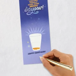 Make Some Drinks Disappear Funny 21st Birthday Card