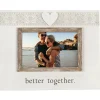 Malden Better Together Rustic Wood Picture Frame, 4x6