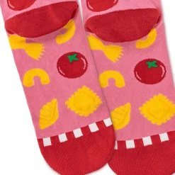 Mama Mia Pasta Shapes Novelty Crew Socks