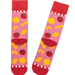 Mama Mia Pasta Shapes Novelty Crew Socks