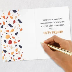 Man, Myth, Mischief-Maker Birthday Card for Grandpa