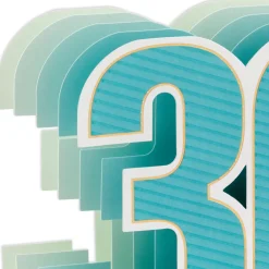 Many More Good Years Ahead 3D Pop-Up 30th Birthday Card