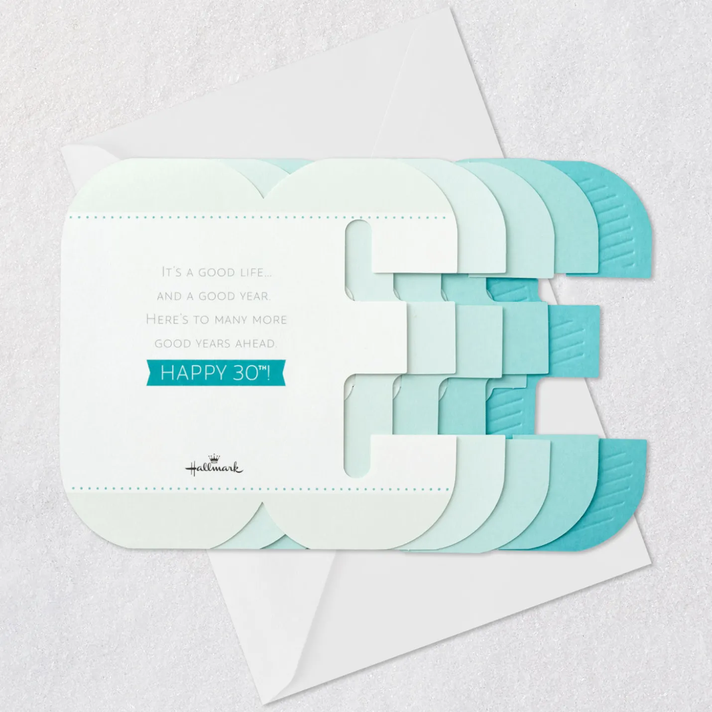 Many More Good Years Ahead 3D Pop-Up 30th Birthday Card