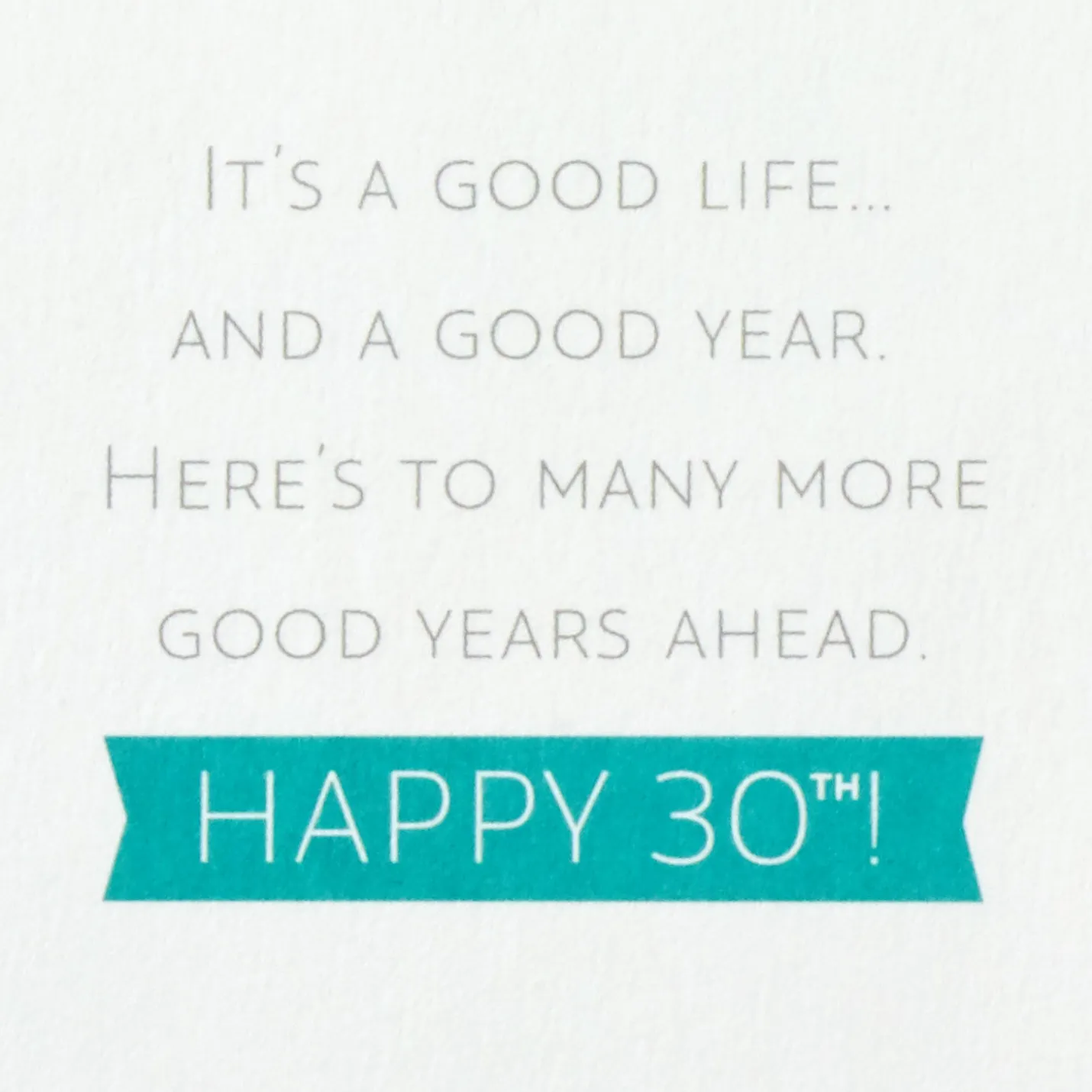 Many More Good Years Ahead 3D Pop-Up 30th Birthday Card