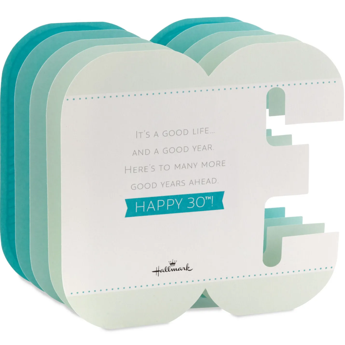 Many More Good Years Ahead 3D Pop-Up 30th Birthday Card