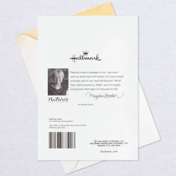 Marjolein Bastin Snapdragon Flowers Birthday Card for Her