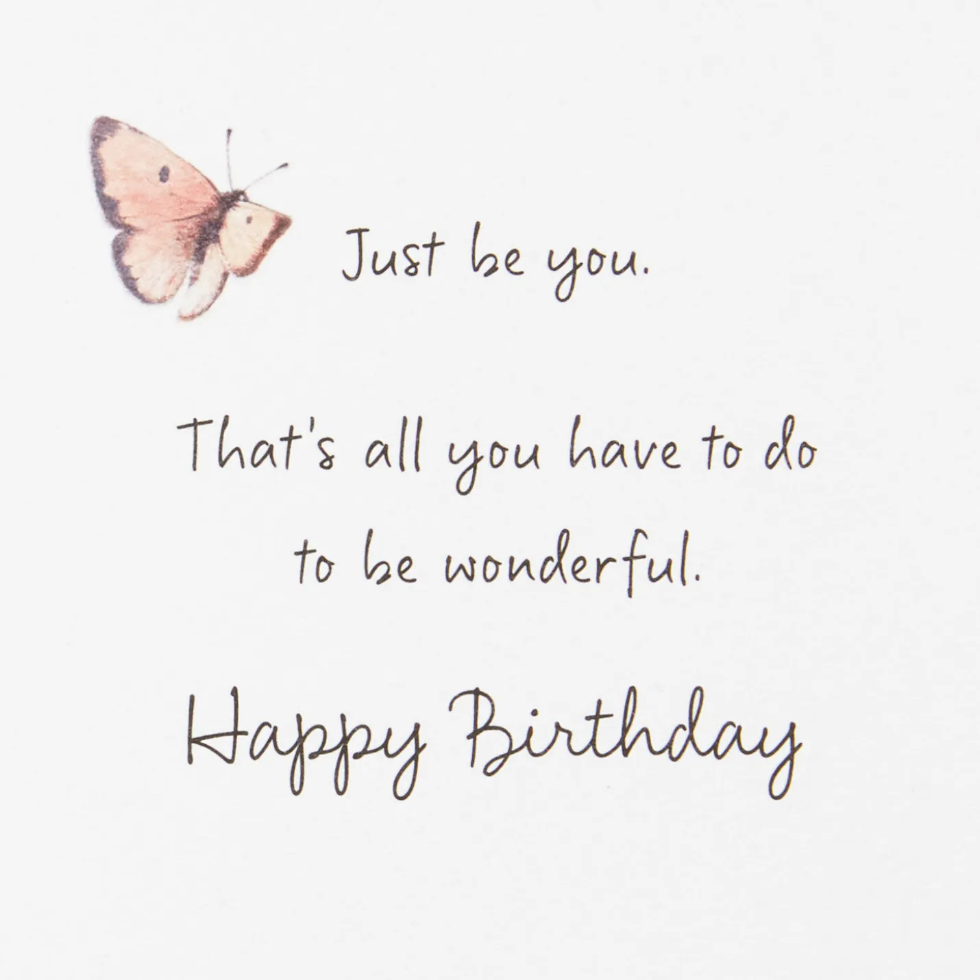 Marjolein Bastin Wildflowers Just Be You Birthday Card