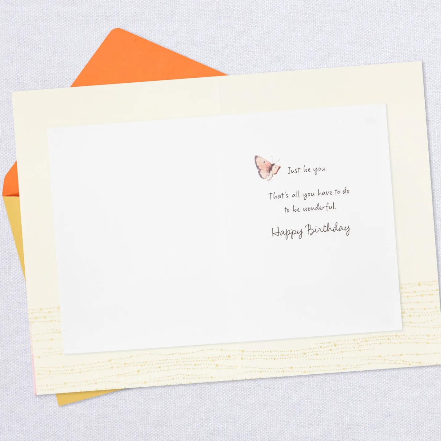 Marjolein Bastin Wildflowers Just Be You Birthday Card