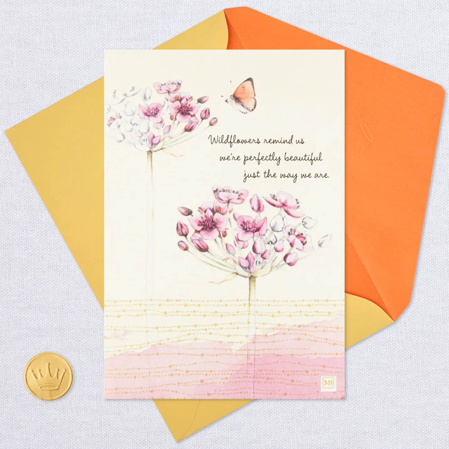 Marjolein Bastin Wildflowers Just Be You Birthday Card
